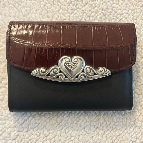 Brighton wallet Romantic Mini 86703 Black Leather no strap - Picture 2 of 10